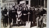 Испанские гиды Интуриста на субботнике, 70-е годы. В первом ряду Серафима Юрист, Николаева Фаина Михайловна, Светлана Бобылева